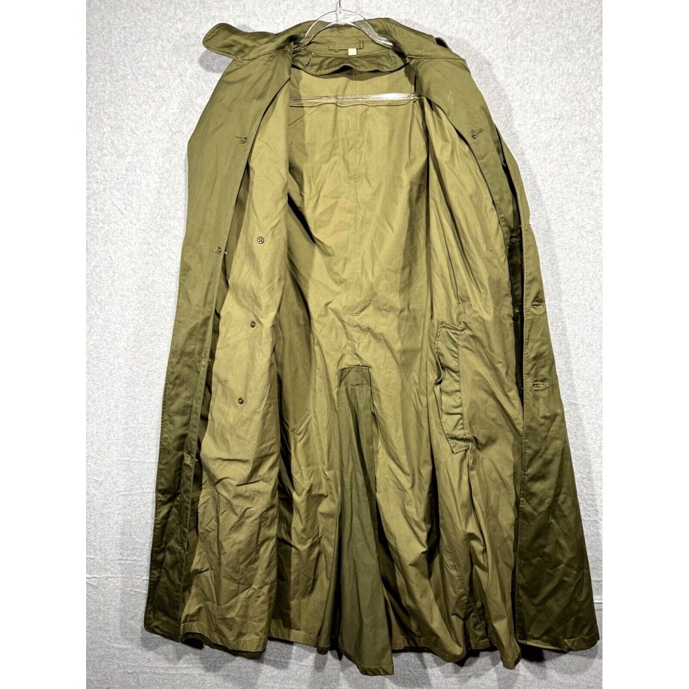 US Army War Winter Great Coat Lining OG-107 Overcoat Cotton Women Medium Green - Picture 6 of 13
